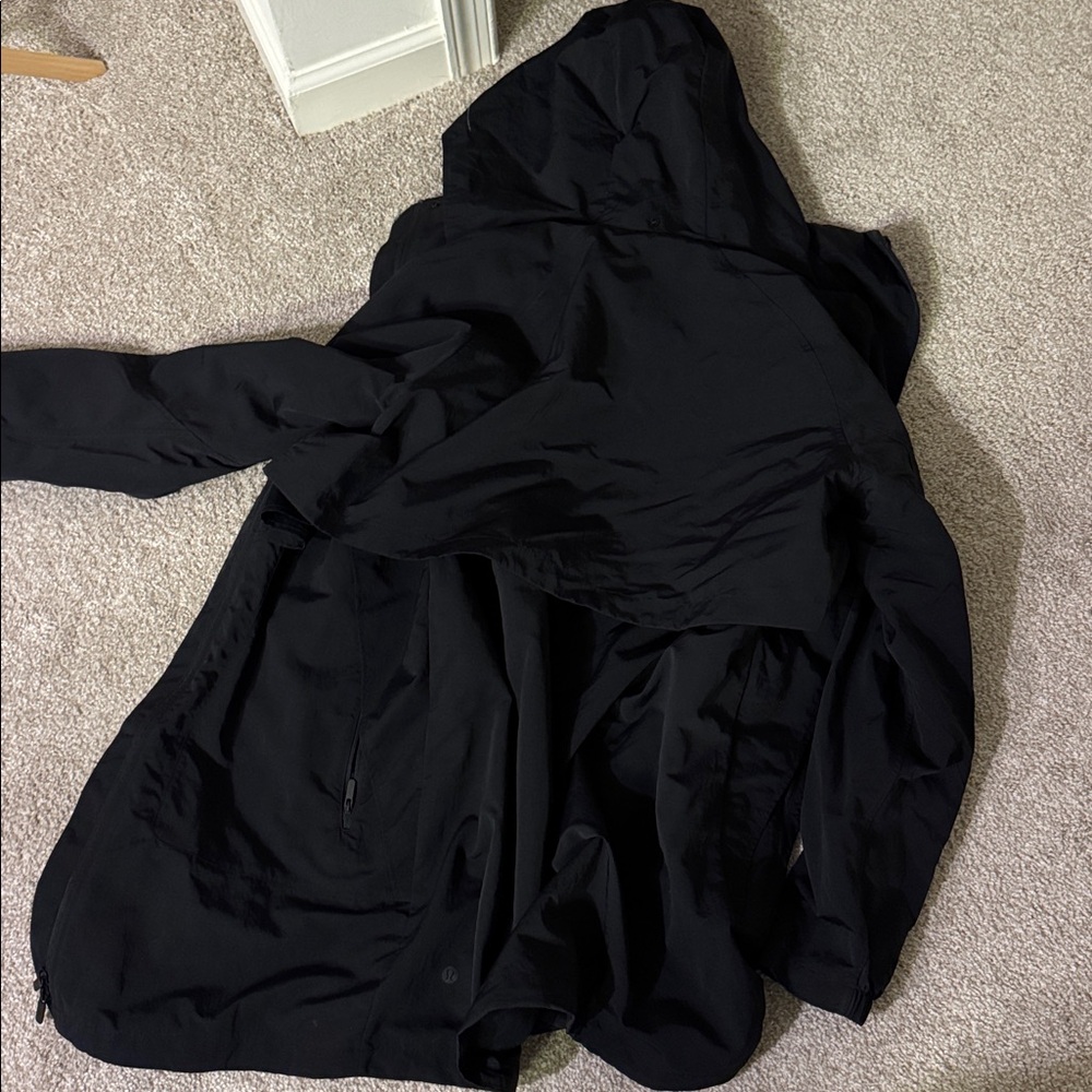 Lululemon Always Effortless Long Jacket Black Size 6 - Picture 4 of 8